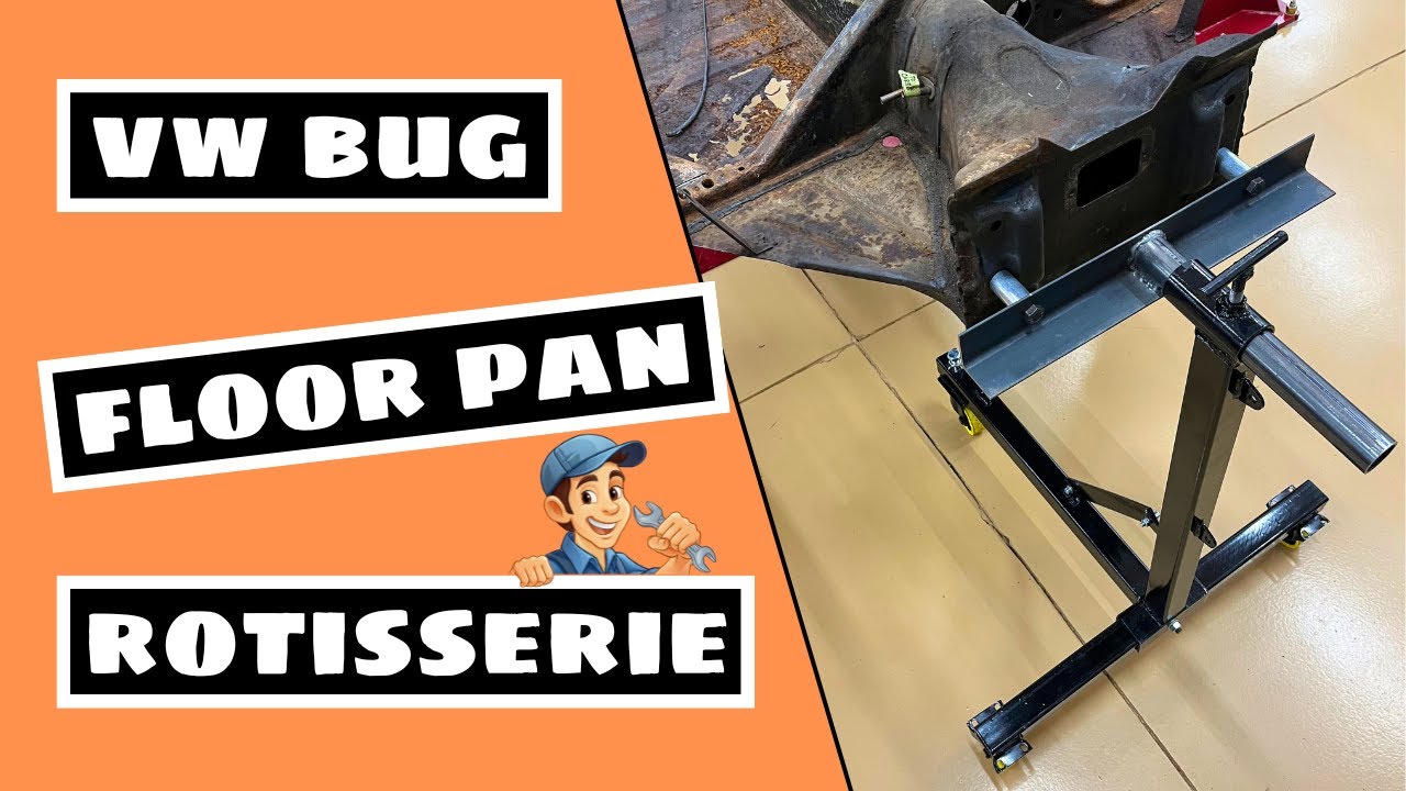 VW Beetle Build A Floor Pan Cart Dolly Rotisserie
