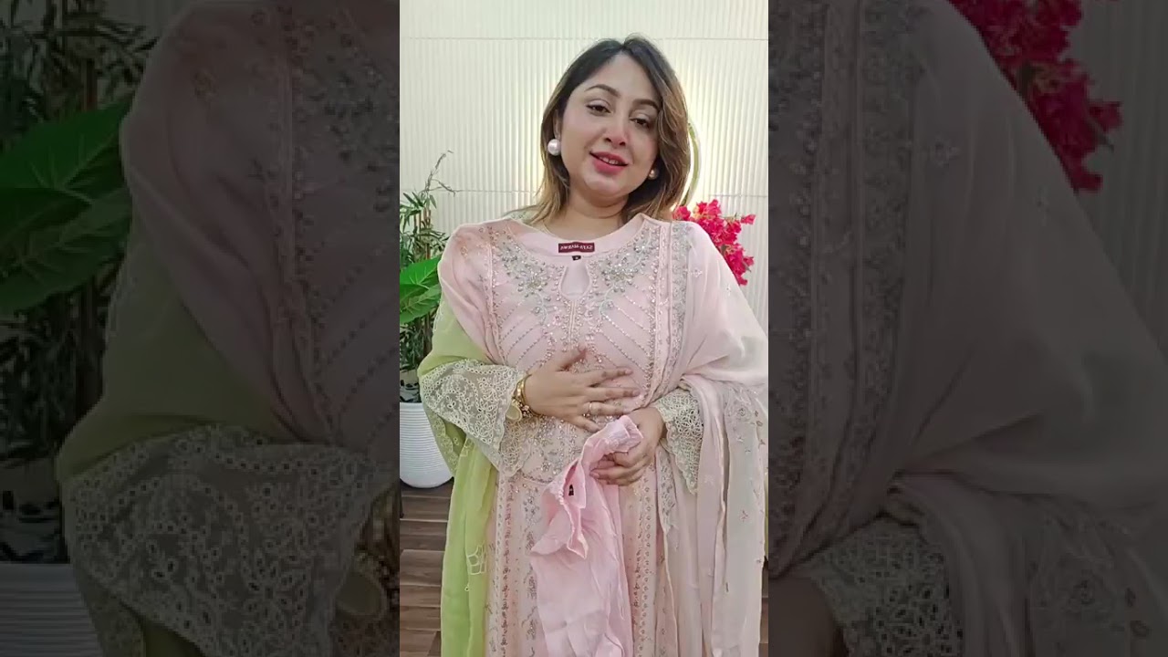 🌸 Bin Saeed Stitched Cotton Gown 👗✨💖 Trendy | Comfortable | Stylish