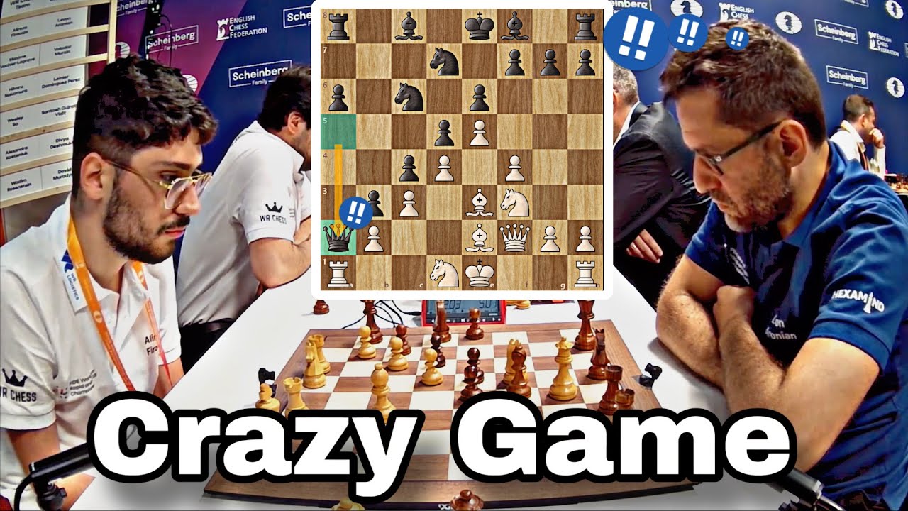 Alireza Firouzja vs Levon Aronian — WHAT a Game! 🔥🔥