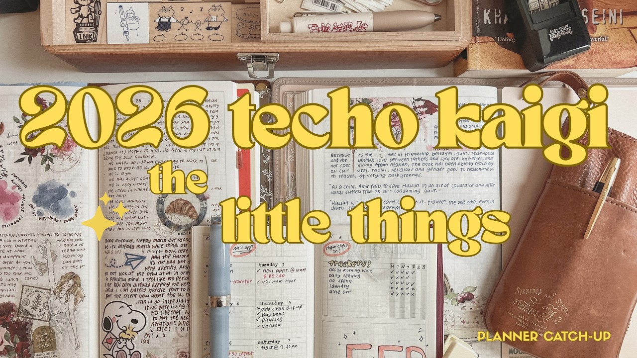 📚 2026 TECHO KAIGI! | TN Chronicle Planner, Flip through of Jan + Feb, reading journal