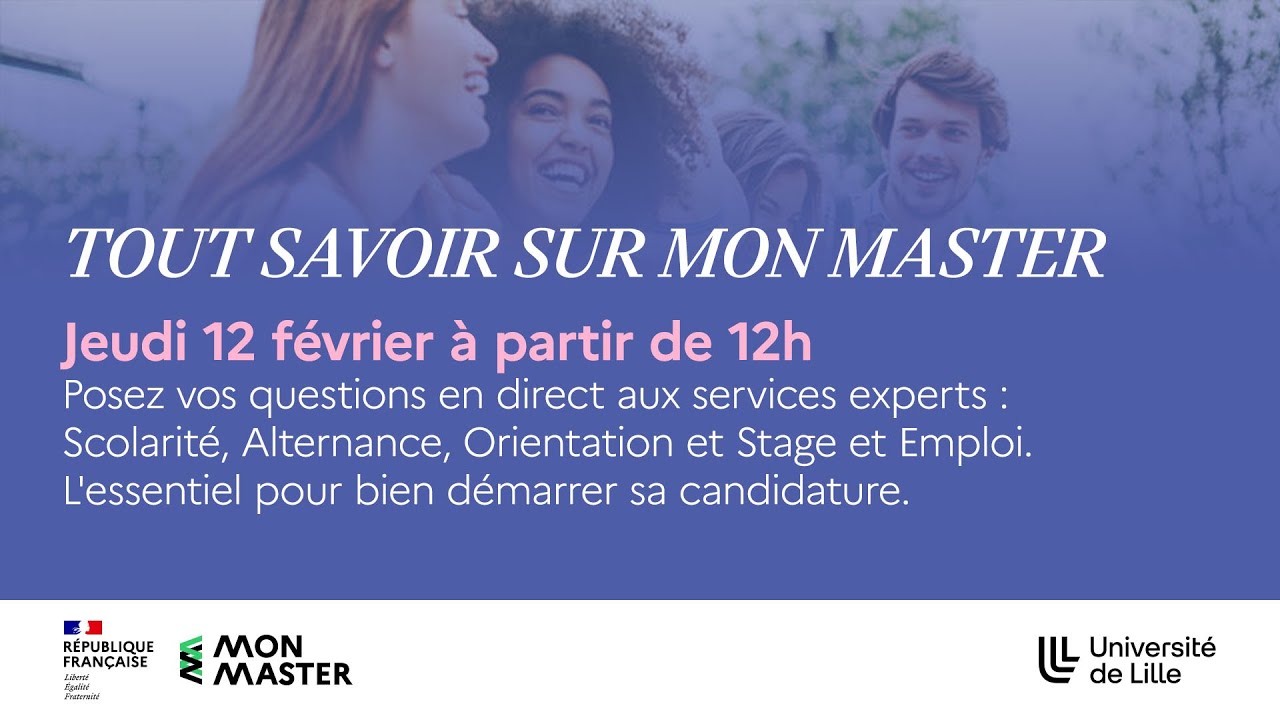 Tout savoir sur Mon Master