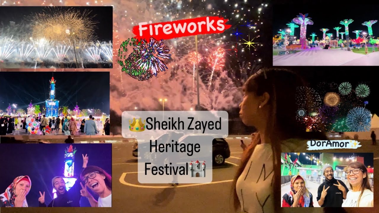 FIREWORKS DISPLAY | SHEIKH ZAYED FESTIVAL | DorAmor