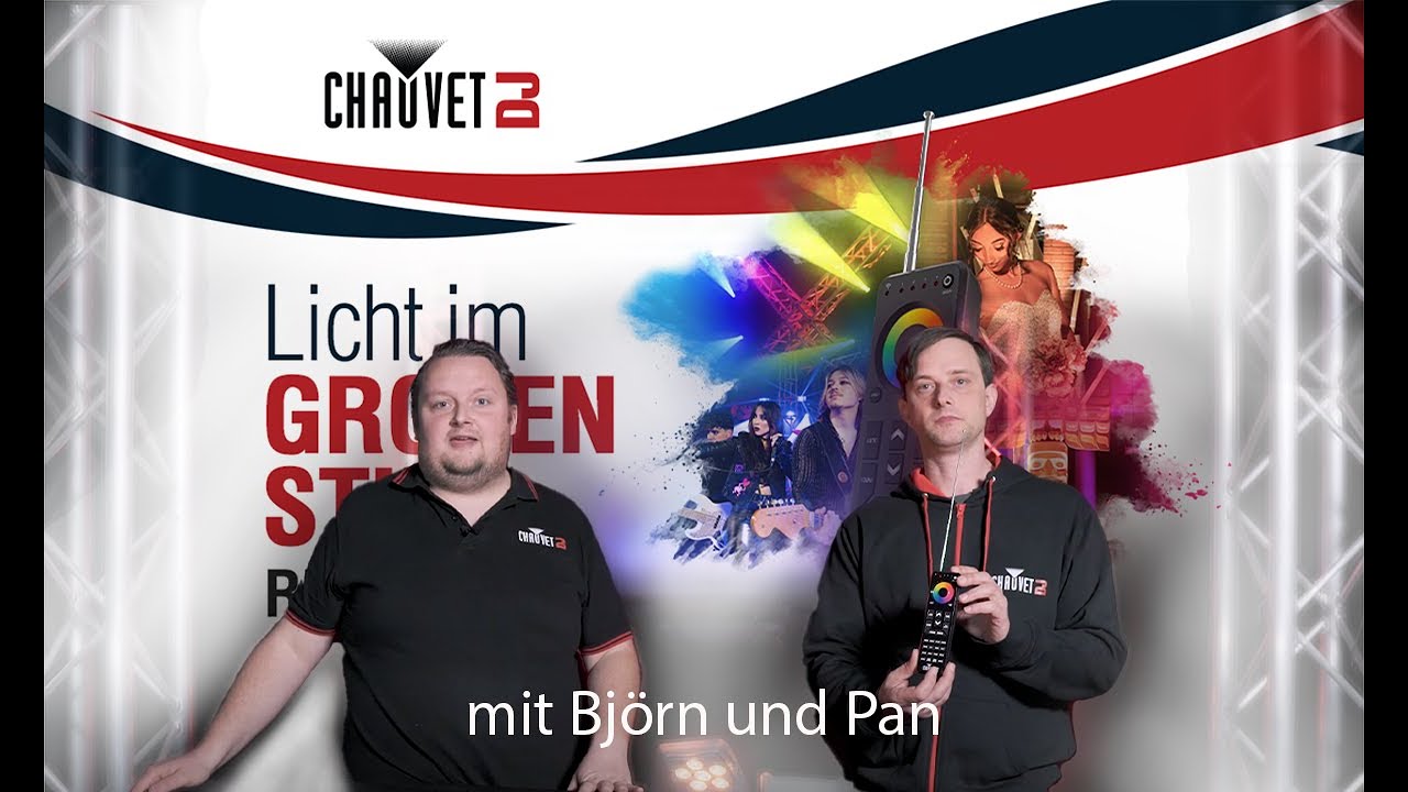 CHAUVET DJ RFC und RFC XL mit Björn und Pan