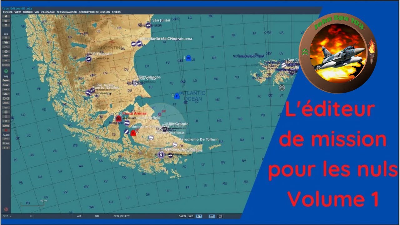 #01 Tutoriel &eacute;diteur de mission DCS World - Pr&eacute;sentation + les triggers simples | ReUpload du GC-22