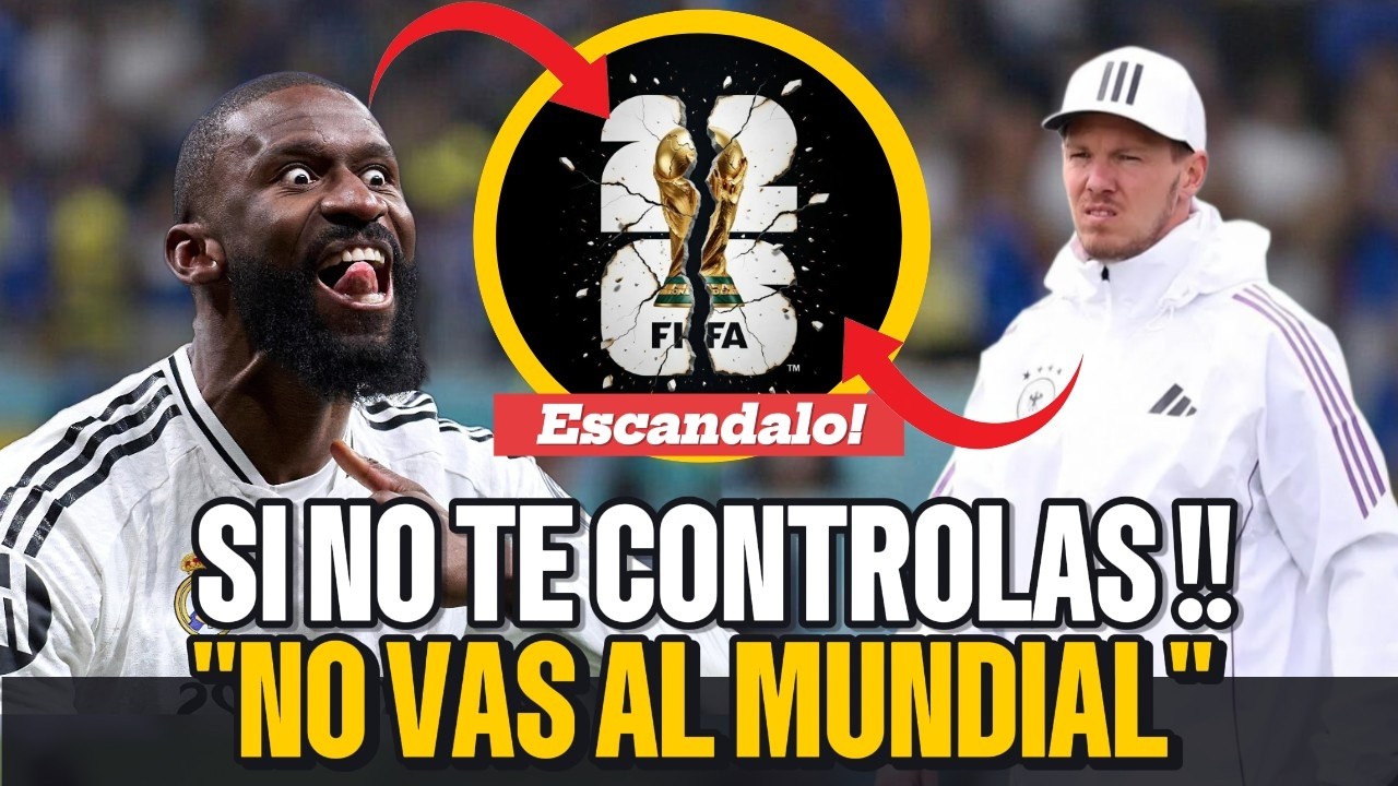 🚨 RÜDIGER EN PROBLEMAS!! EN ALEMANIA PIDEN SU EXPULSIÓN DEL MUNDIAL TRAS LA AGRESIÓN A DIEGO RICO