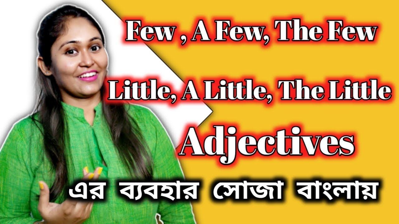 Use of Few, A Few, The Few Little, A Little , The Little In Bengali I Determiner Grammar I Adjective