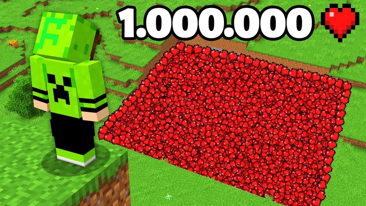 Cadres Has 1,000,000 SECRET HEARTS In Minecraft!
