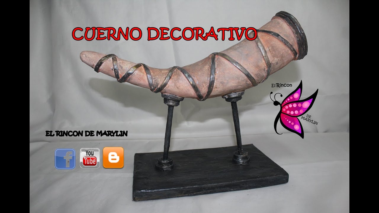 CUERNO DECORATIVO -  Decorative horn