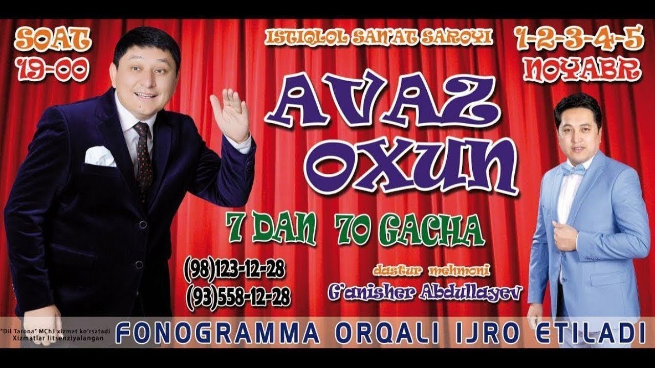 Avaz Oxun - 2017-yilgi konsert dasturi