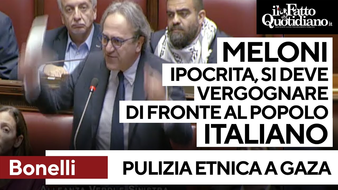 Bonelli a Meloni: 