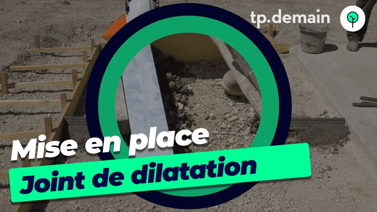 Mise en place des joints de dilatation