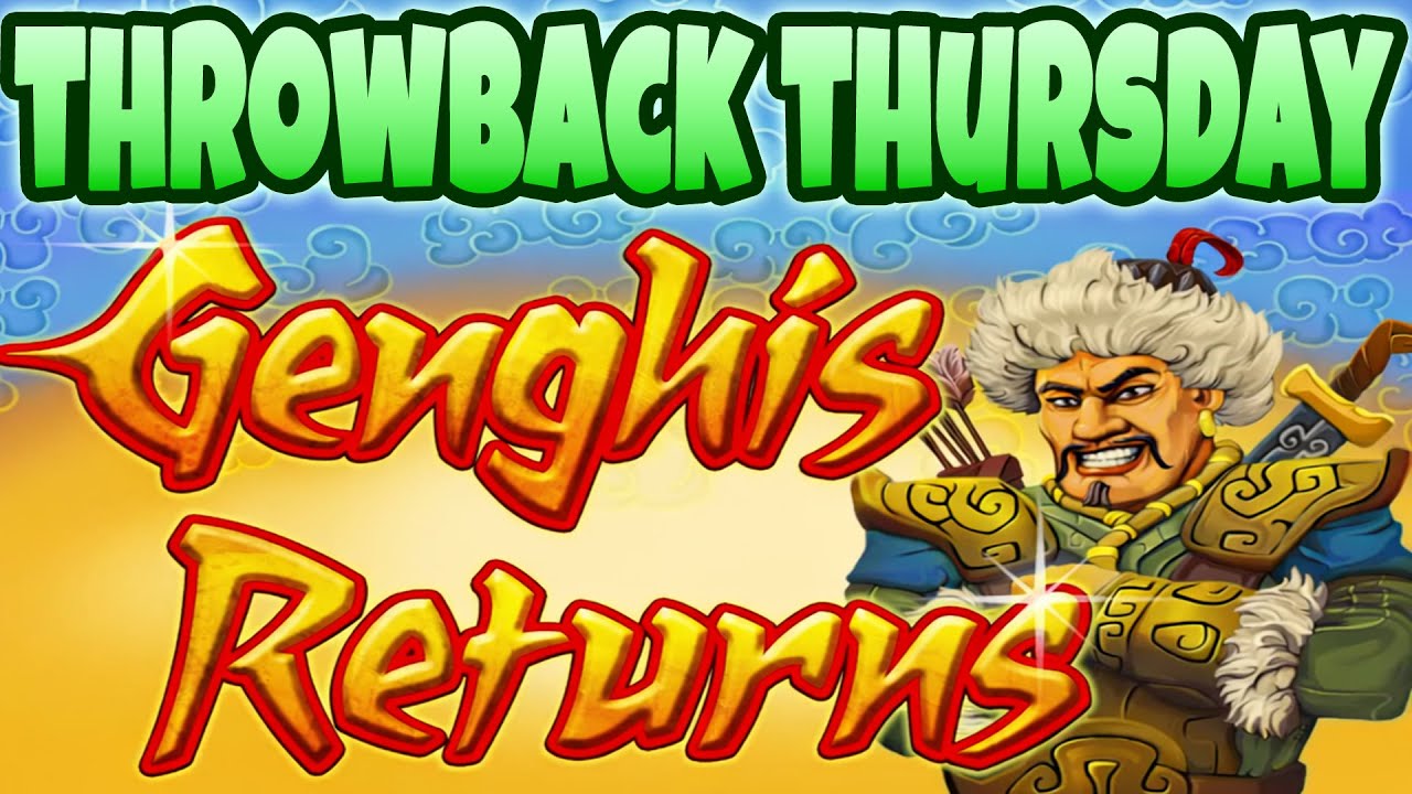Genghis Returns slot - Hard to Find Aristocrat slot for Throwback Thursday from the M Resort!
