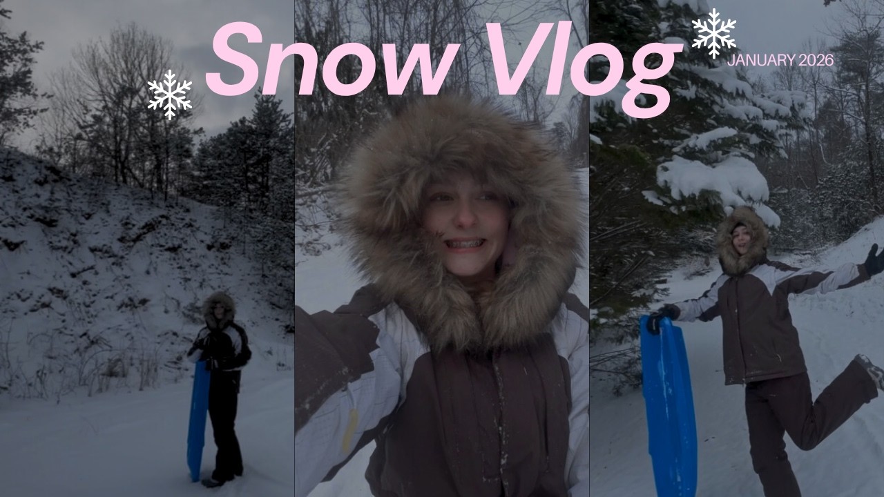SNOW VLOG 2026 | *sleddingg* ❄️