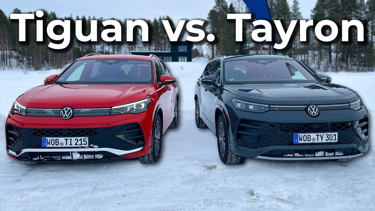 Volkswagen Tayron vs Tiguan (2025) - POV Driving + Walkaround - Interior, Exterior 4K