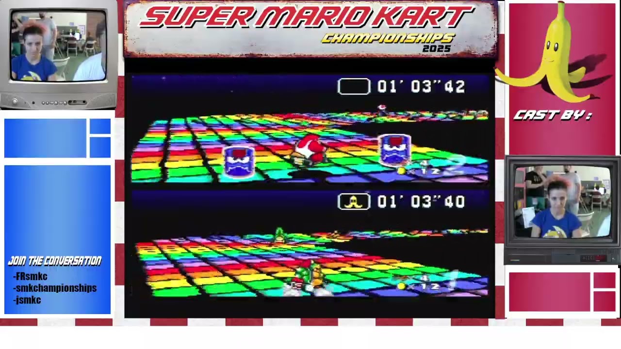 Super Mario Kart Championship 2025 - GP150cc - Lower Round 1 - D. Kashima vs S. Jarmouni