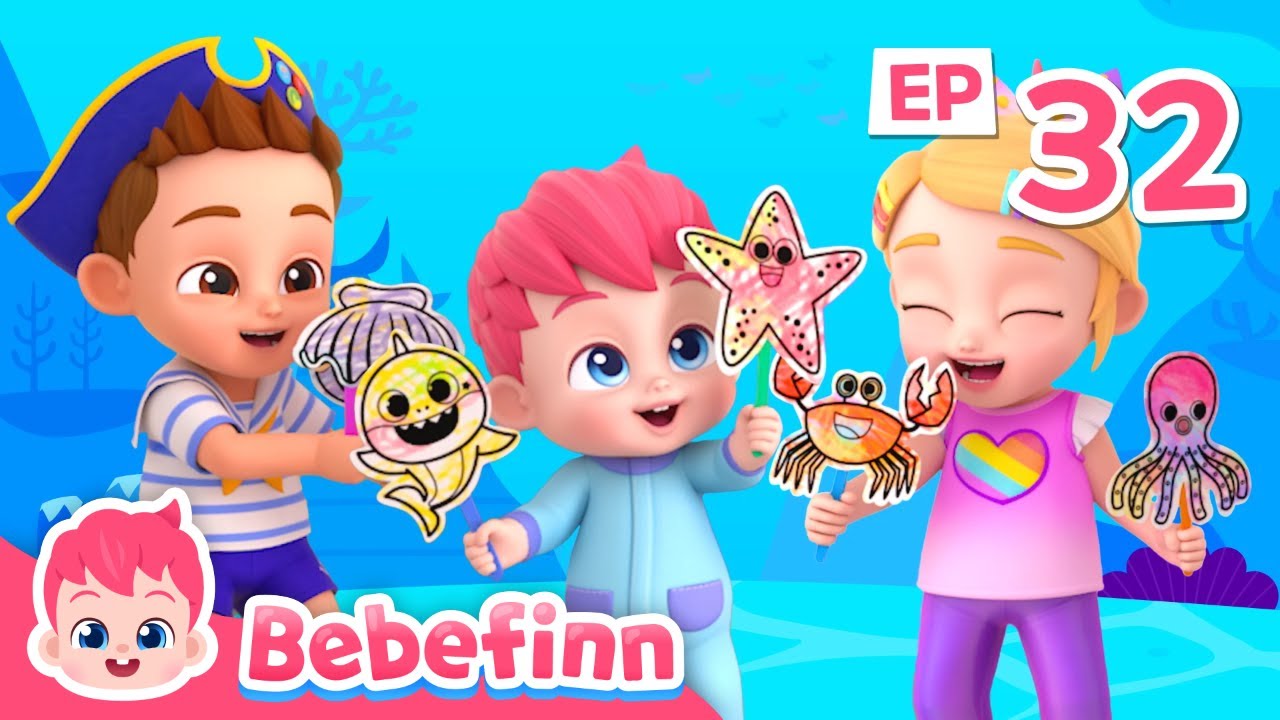Under The Sea 🐋 | EP32 | Bebefinn Songs for Kids | Nursery Rhymes & Kids Songs
