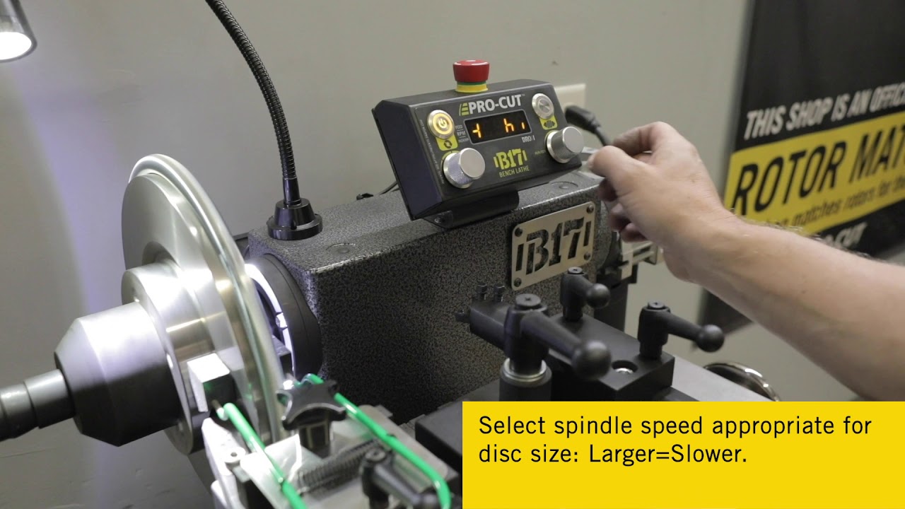 B17 Training #4: Standard Adapter and Arbor set-up for Disc/Drum