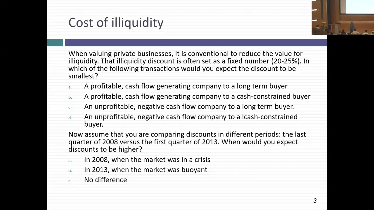 Session 23 (Val Undergrad): Private Company & IPO Valuation