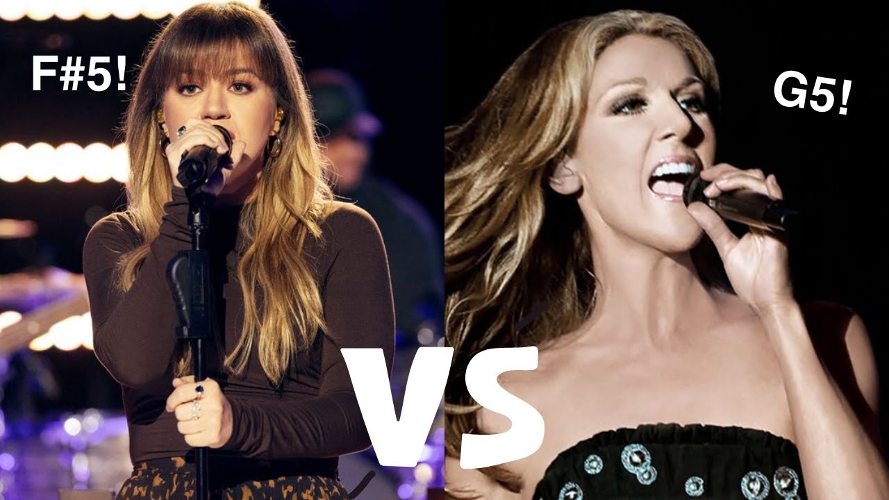 Kelly Clarkson VS Celine Dion BELTING BATTLE (A4 - C6)