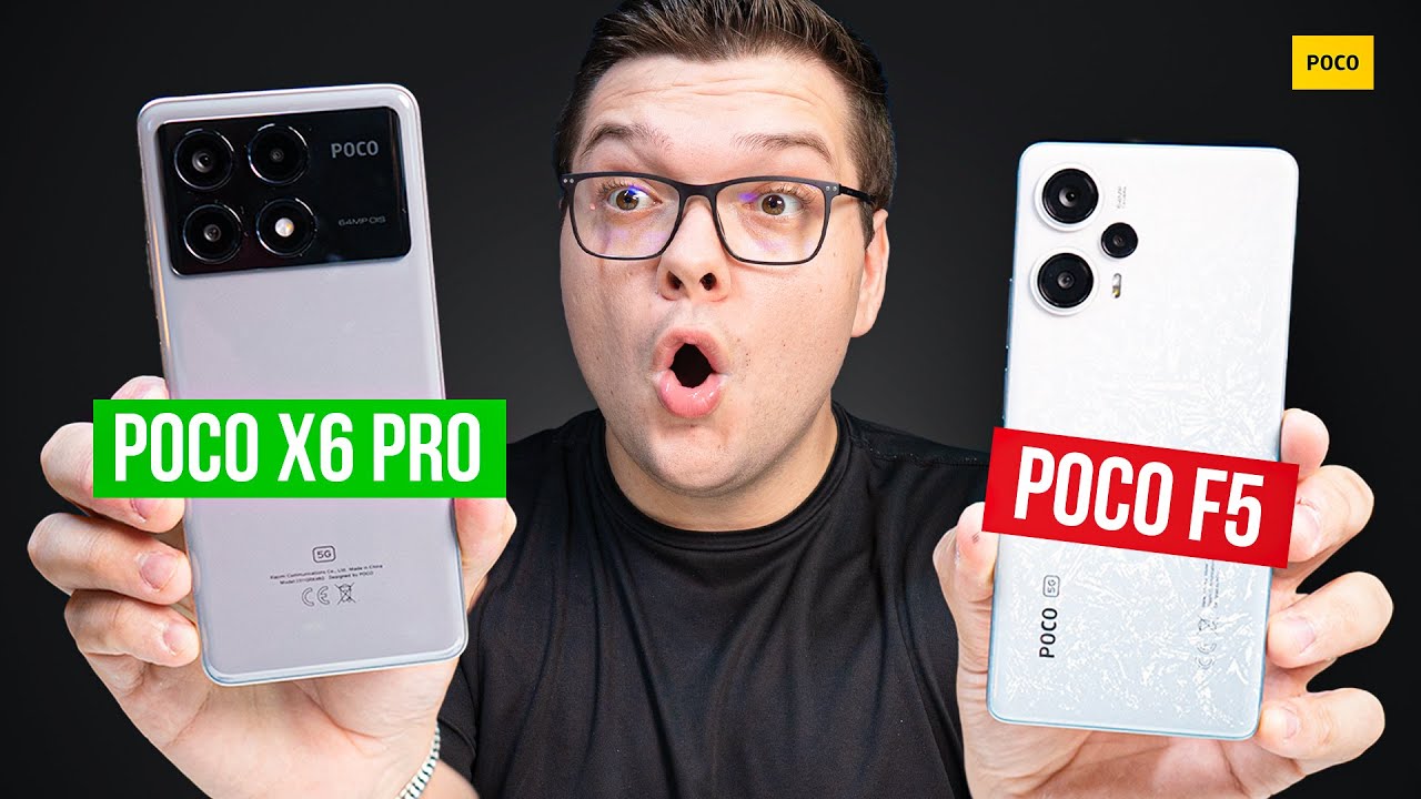 POCO X6 PRO vs POCO F5! temos um NOVO REI do CUSTO BENEFÍCIO? Comparativo