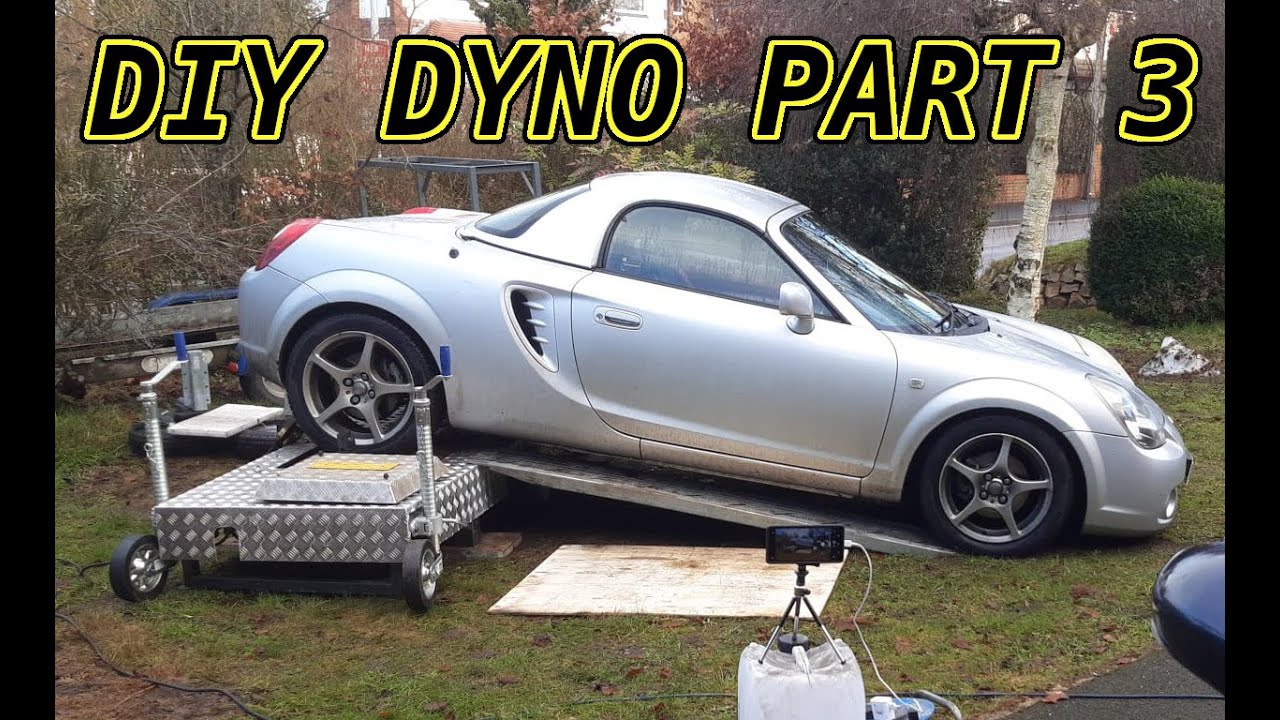 Part 3 DIY Dyno: Running it for the first time on the Bargain boost Turbo 1zz MR2 Spyder