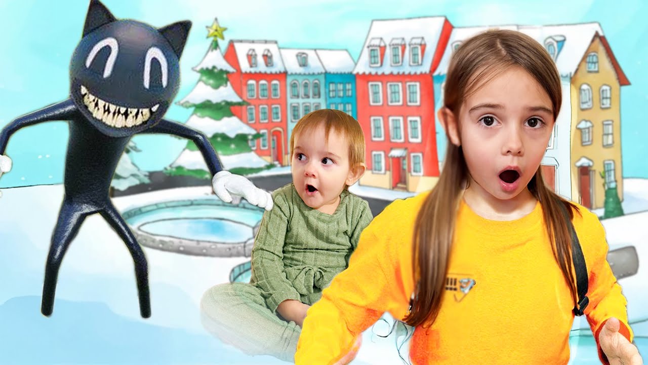 😱 CARTOON CAT în Viața REALĂ 🚨 Ne ASCUNDEM de MONȘTRI în HOTEL 👻 Partea 1