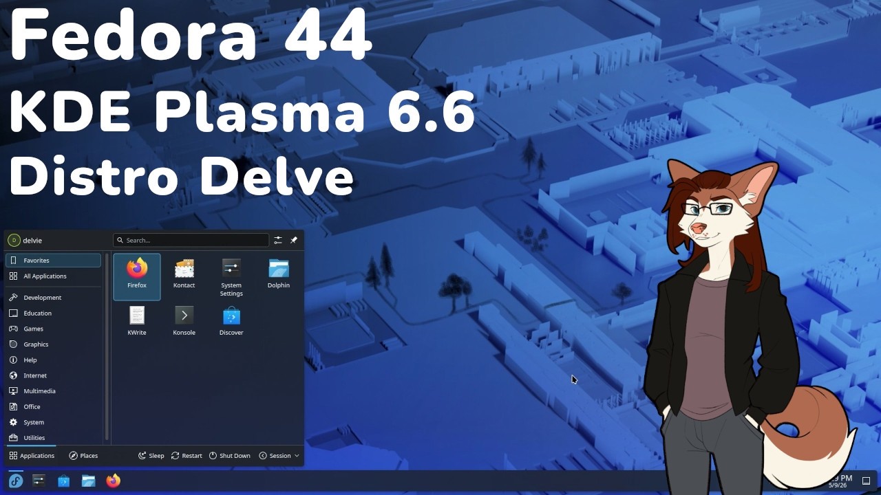 Fedora 44 w/KDE Plasma 6.6 Review | Distro Delve