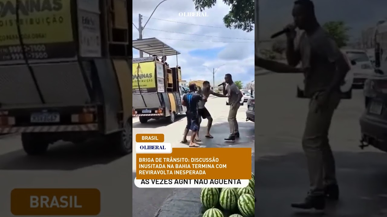 Briga de trânsito: Discussão inusitada na Bahia termina com reviravolta inesperada