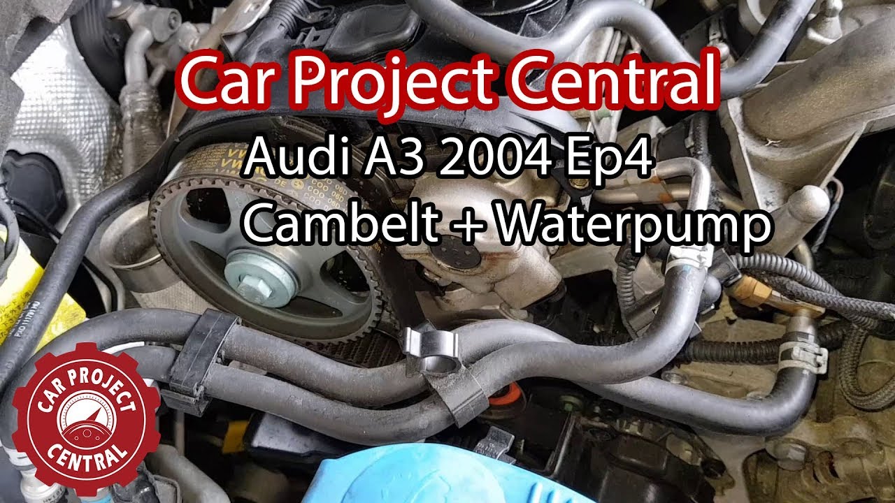 Audi A3 2004 Episode 4 - Timing belt and waterpump replacement 2.0 FSI VW Audi Skoda Seat