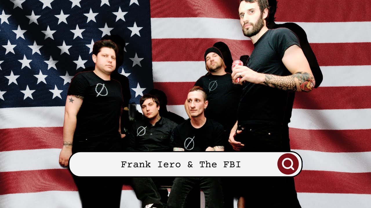 Why Frank Iero of My Chemical Romance was investigated by the FBI