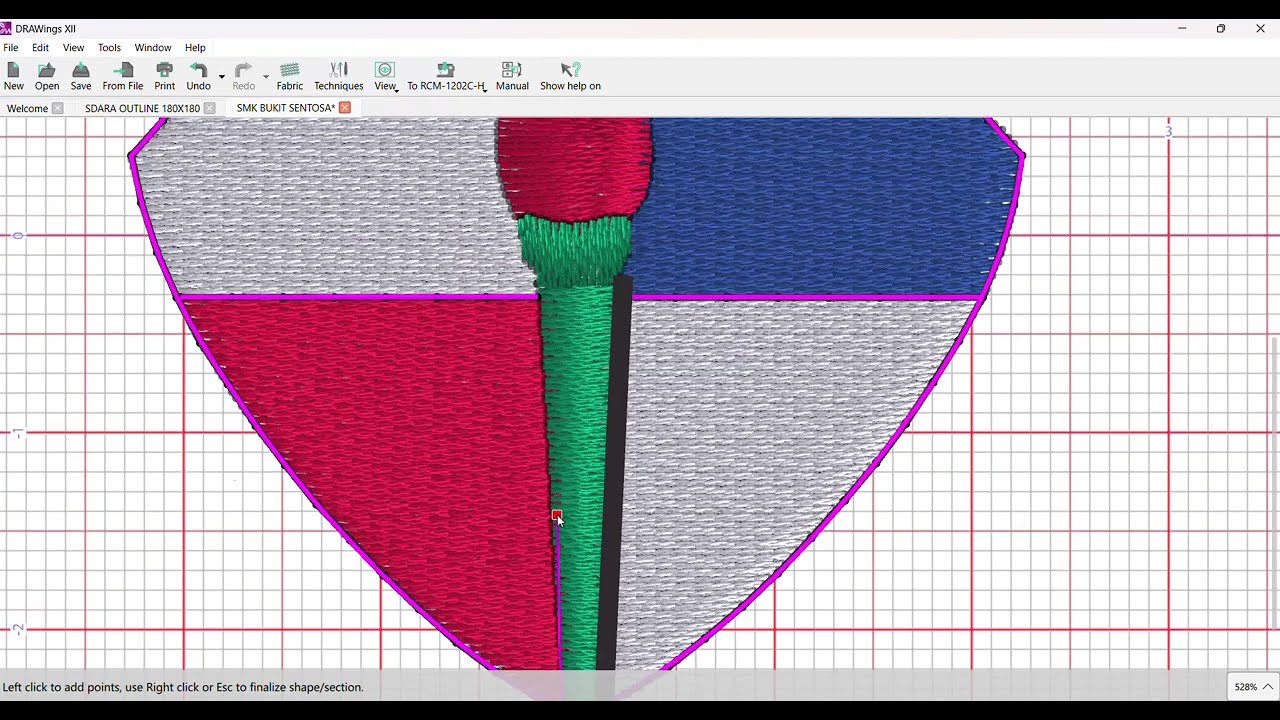 DIGITIZING LOGO USING DRAWINGS PRO XII