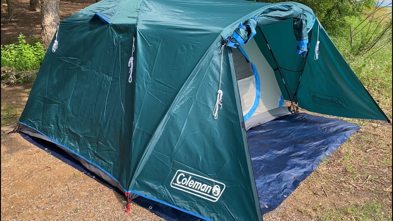 Coleman Skydome Tent with Full-Fly Weather Vestibule
