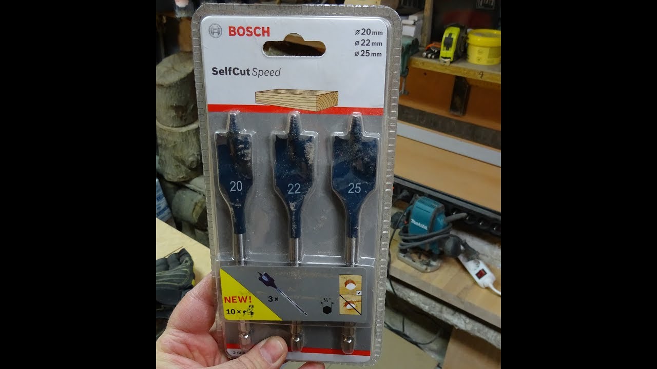 Bosch SelfCutSpeed - Paddle drills / Wiertła łopatkowe