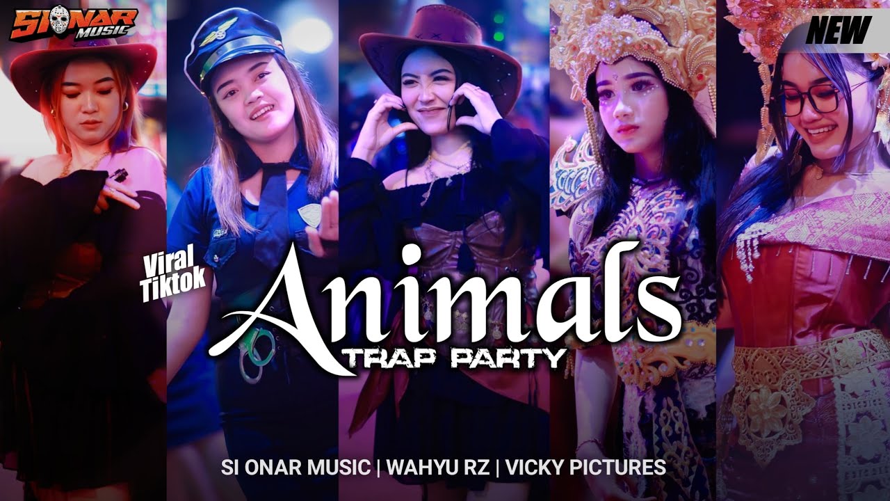 DJ ANIMALS - TRAP PARTY  MELODI ULAR REBORN VIRAL  FT WAHYU RZ