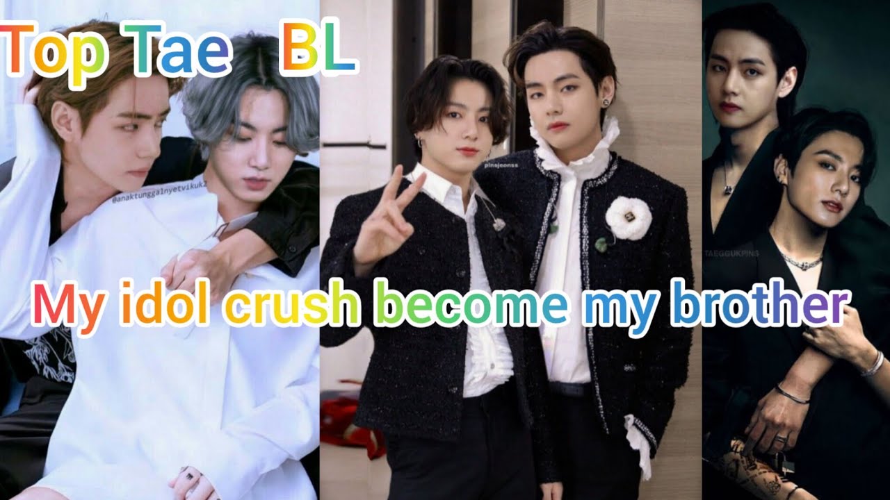 My idol crush become my brother 🙈🤬😜top tae bl {twoshot}  #taekooklover #hindidubbed #bts use 🎧