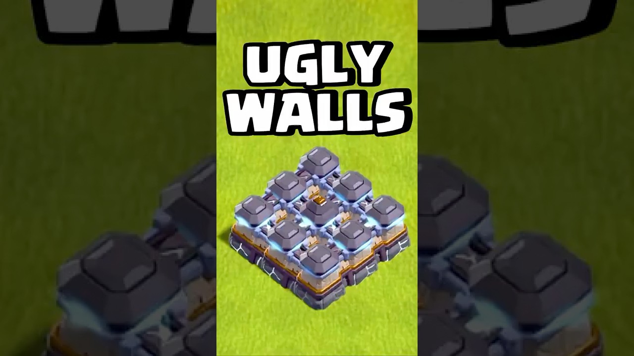 The New Town Hall 18 Walls Look BAD?!