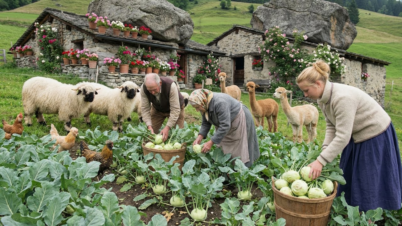 Life in the countryside garden - This is a great way to grow and harvest kohlrabi - Farm fresh