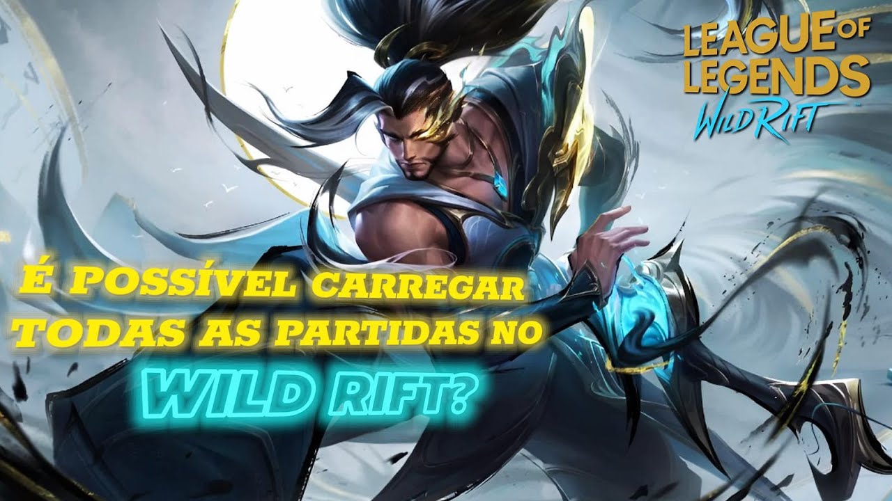 É POSSÍVEL GANHAR TODO JOGO DE YASUO? Yasuo x Ambessa WILD RIFT