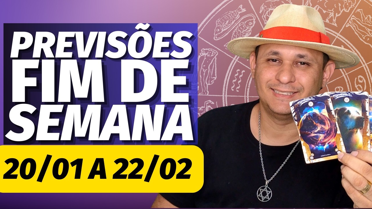 HORÓSCOPO do FIM DE SEMANA 20/02 A 22/02 | TODOS OS SIGNOS