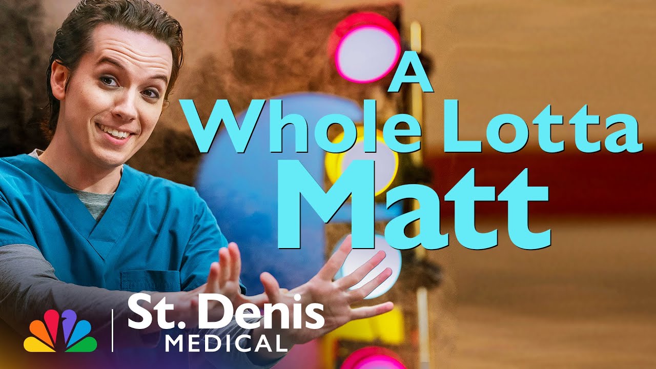 A Hilarious Huge Shot of Nurse Matt | St. Denis Medical | NBC