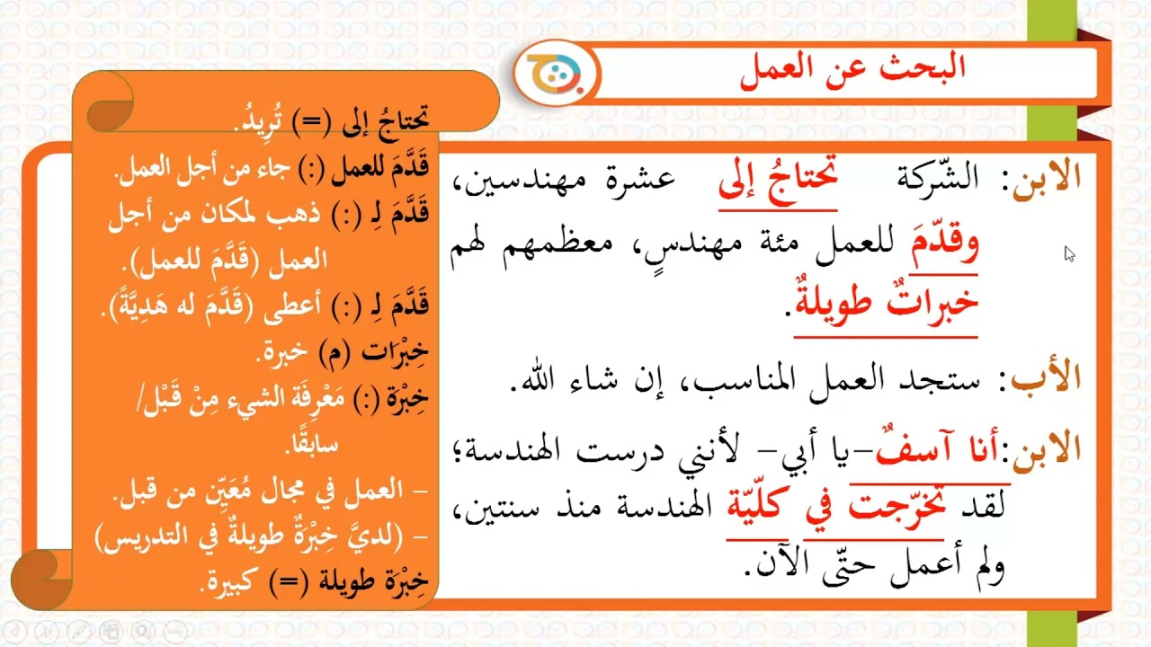Book Two  Lesson 31 Arabyah Bayn Yadaik    العربية بين يديك   الكتاب الثاني  الدرس 31