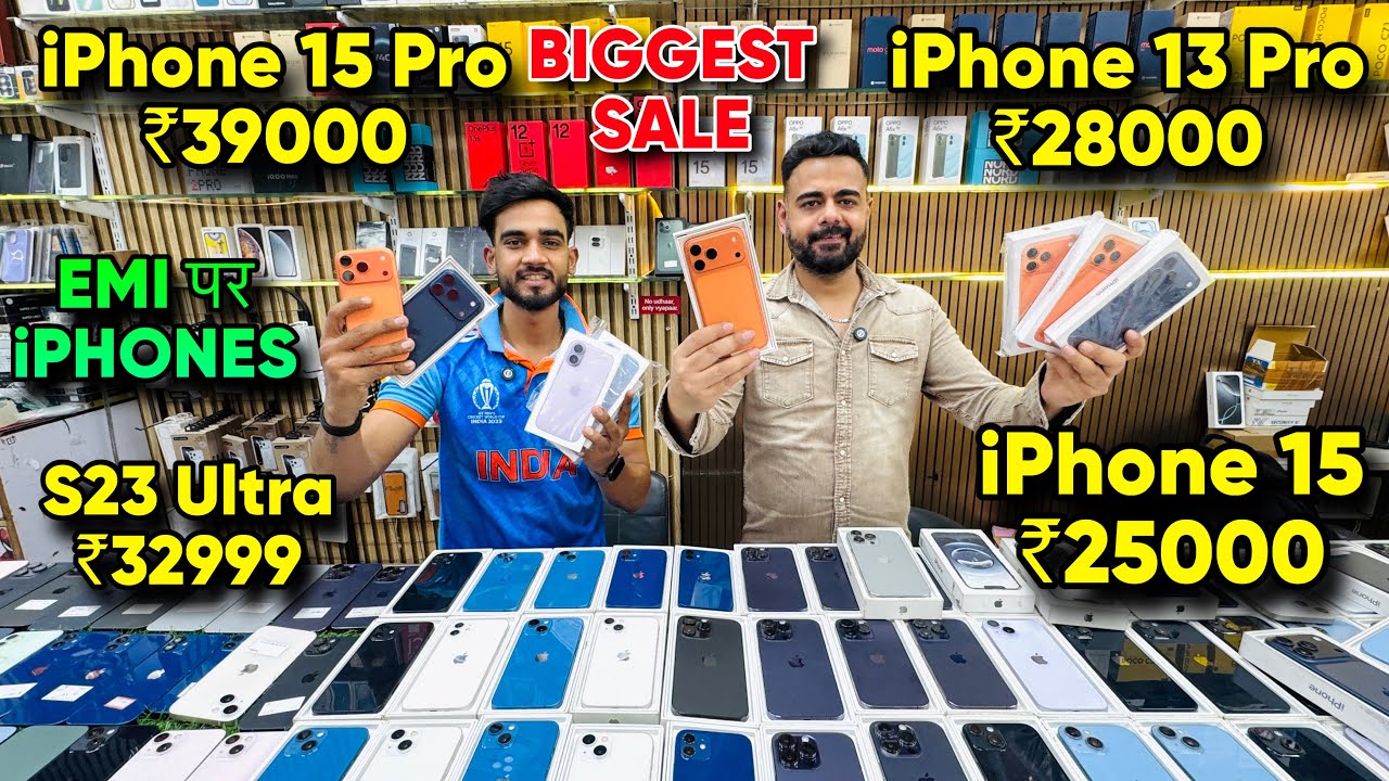 Biggest iPhone Sale Ever 🔥| Cheapest iPhone Market  | Second Hand Mobile  iPhone 17 iphone16 Pro 
