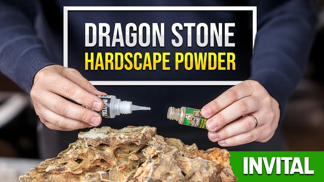 INVITAL Dragon Stone Hardscape powder - for masking connections between stones