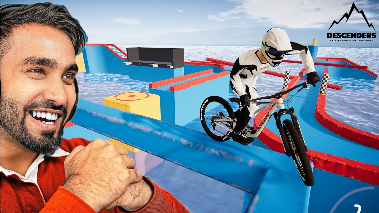 IMMPOSSIBLE CYCLE CHALLENGES ! Descenders Gameplay
