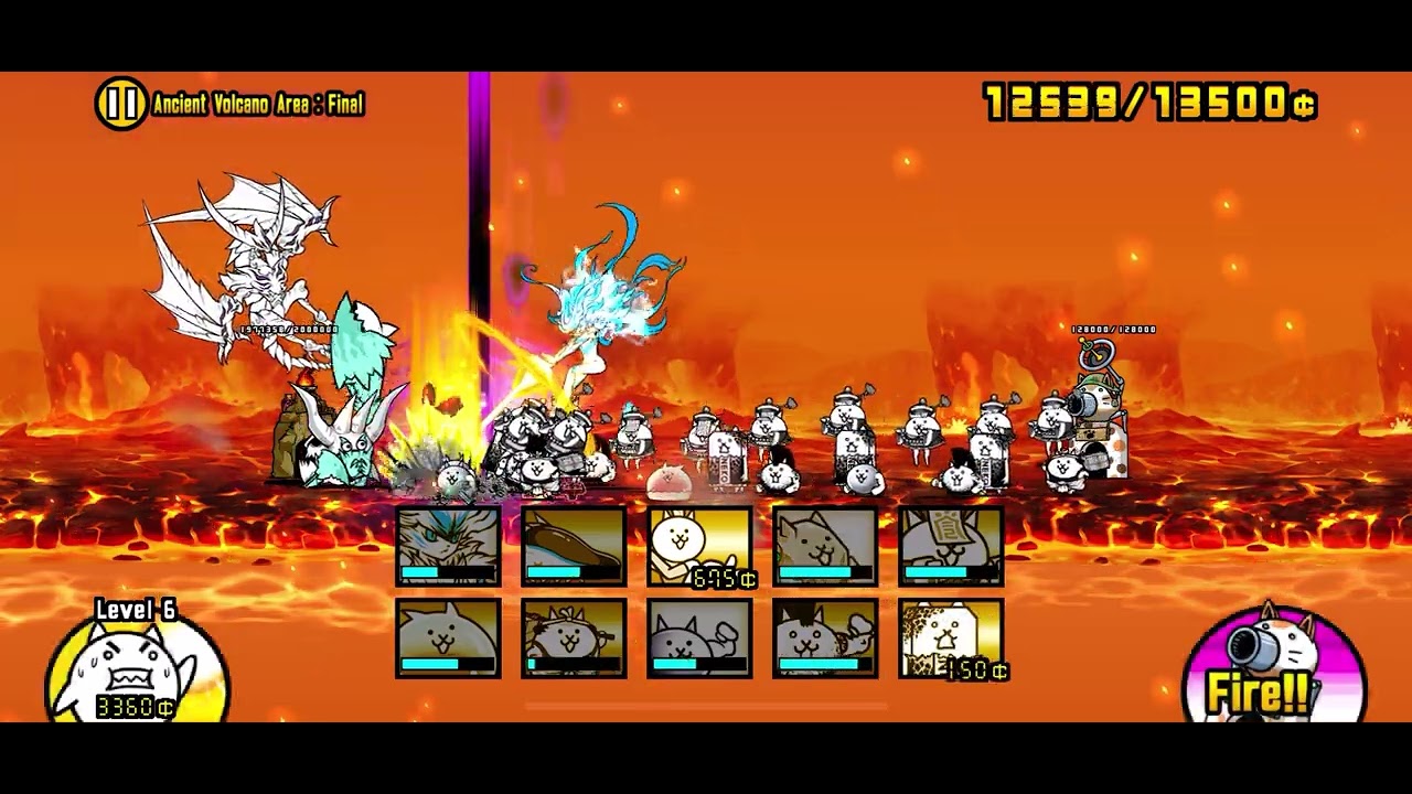 Battle cats - Ancient Volcano Area: Final