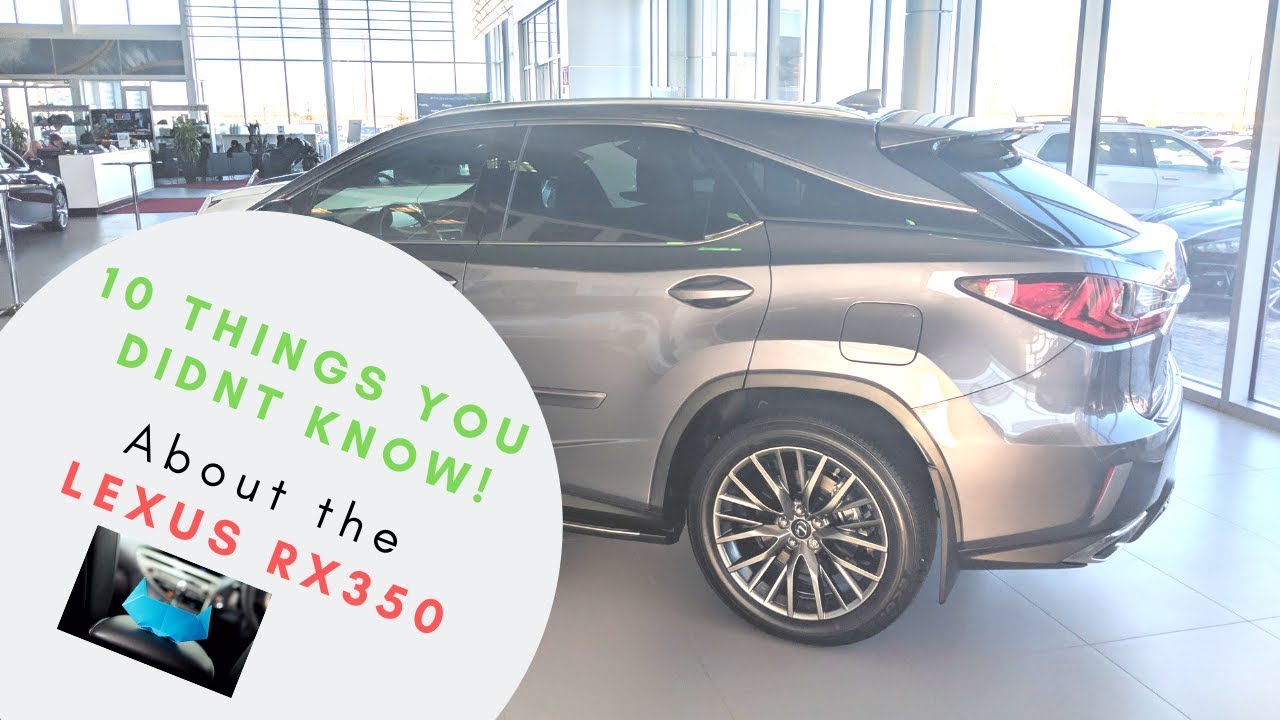 Lexus RX350 | 10 THINGS YOU DIDNT KNOW!! - Origami Cat??!!