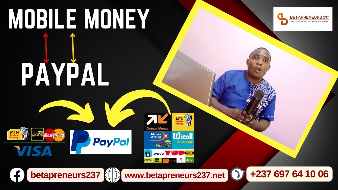 comment lier son compte mobile money à son compte paypal business