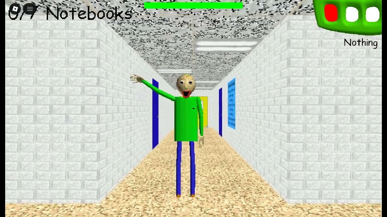 BALDI  ROBLOX BIDEO