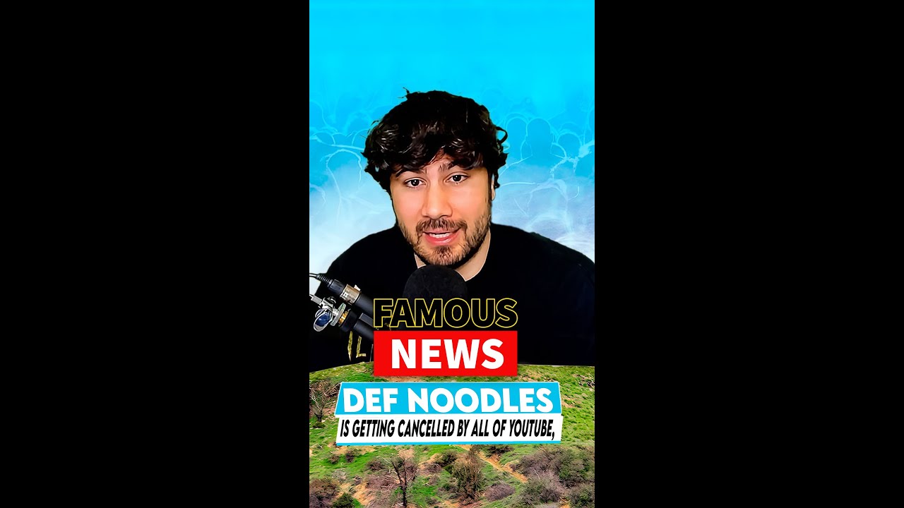 Def Noodles закрывают на всех YouTube, купите, почему | Известные новости