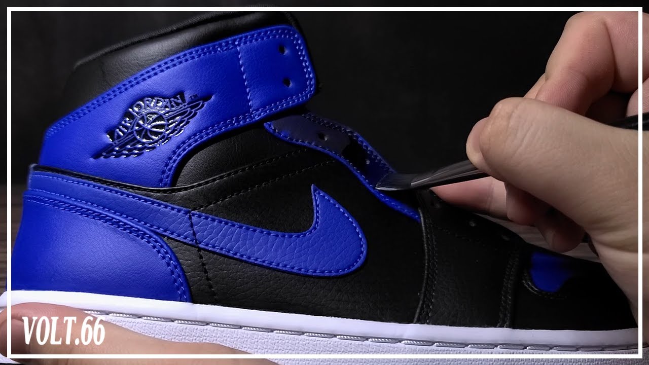 [Custom Shoes] Jordan 1 Mid Royal Blue Custom